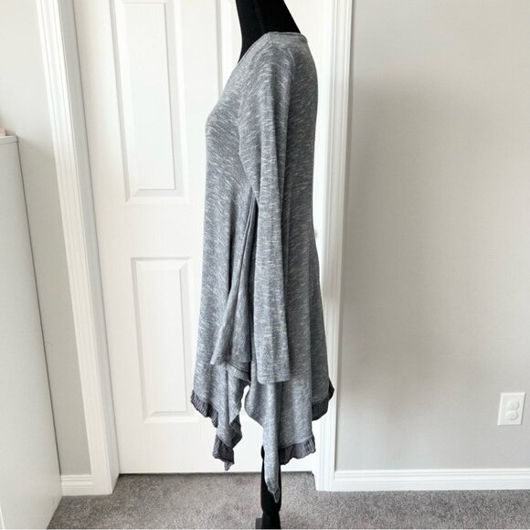 Diabolika Space Dye Asymmetrical  Hem Lagenlook Dress Made in Italy One Size - Picture 2 of 14